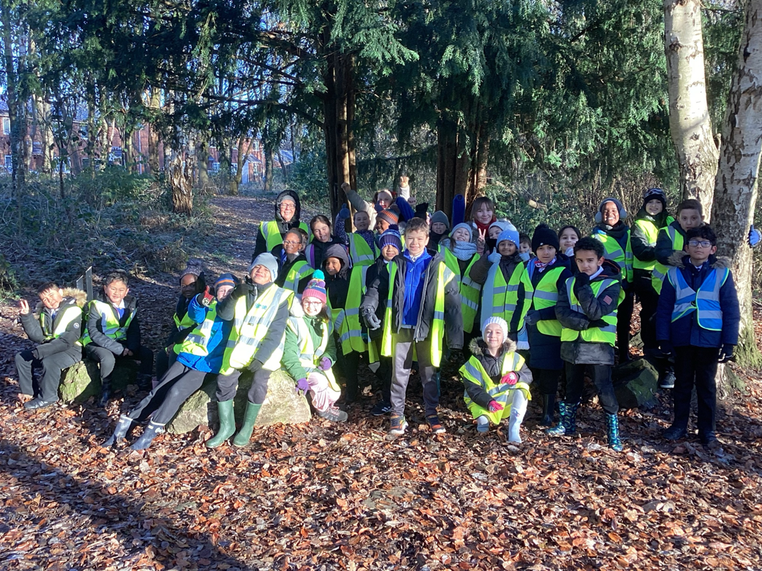 Image of Year 4s adventure down to the woods