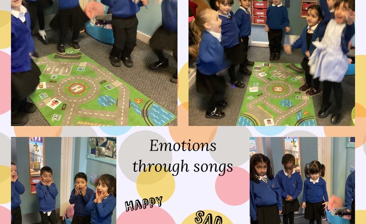 Image of Using our voices and actions to express emotions. 